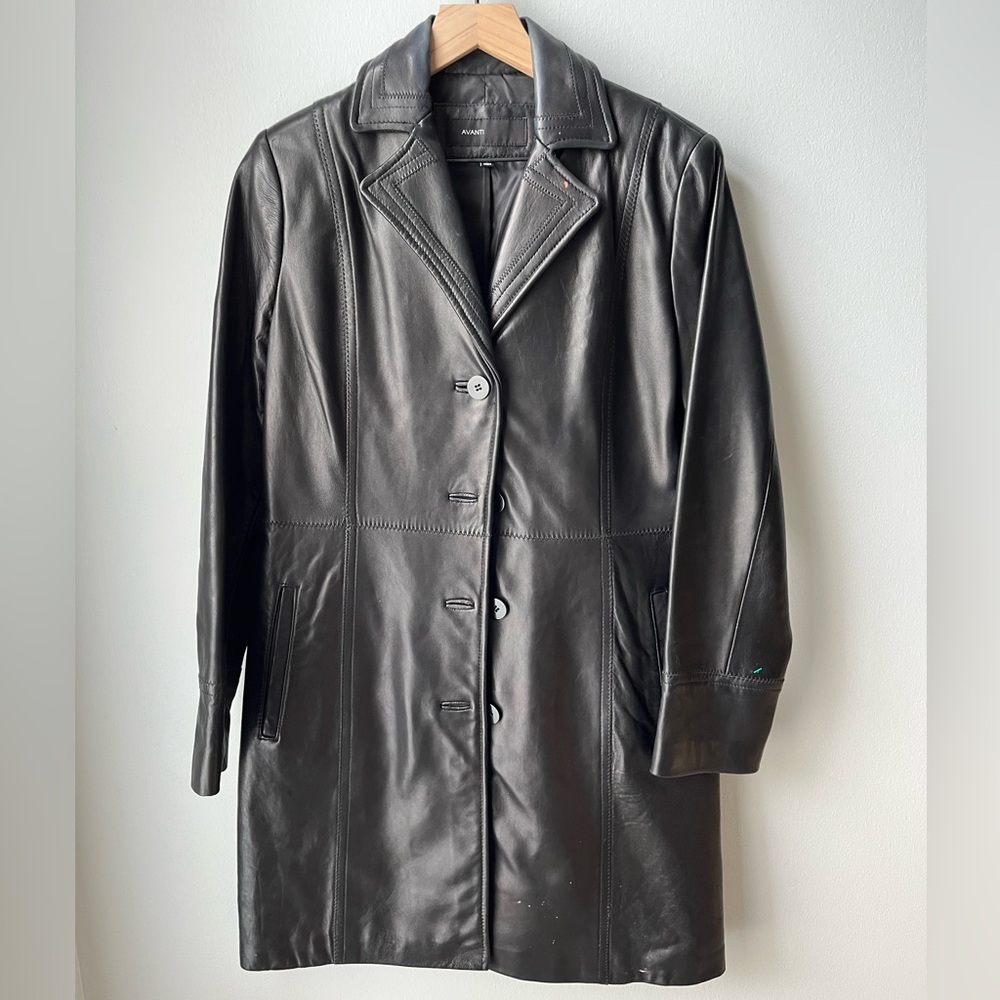 Avanti Genuine Leather Jacket Size M